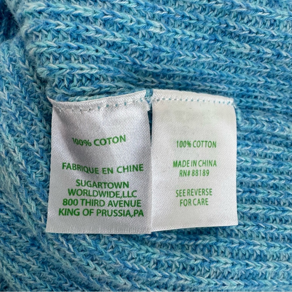 Lilly Pulitzer Cortina Ombre Color Block Ribbed Cable Knit Sweater 001925 Medium - Picture 12 of 14